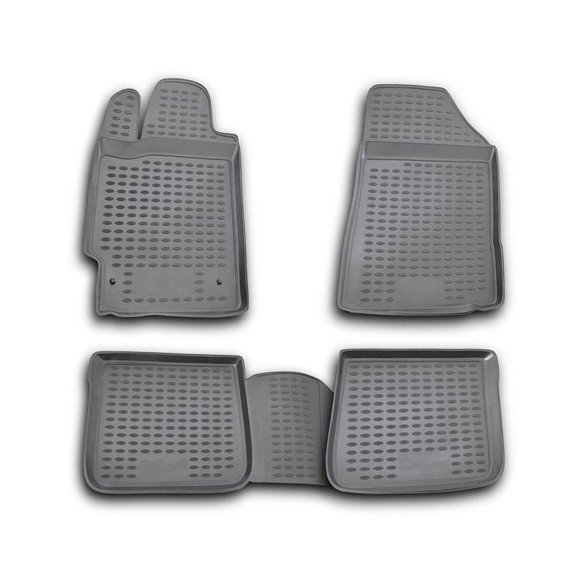 Toyota Camry Floor Mats - Omac - Rubber TPE - Grey - 2007-2011